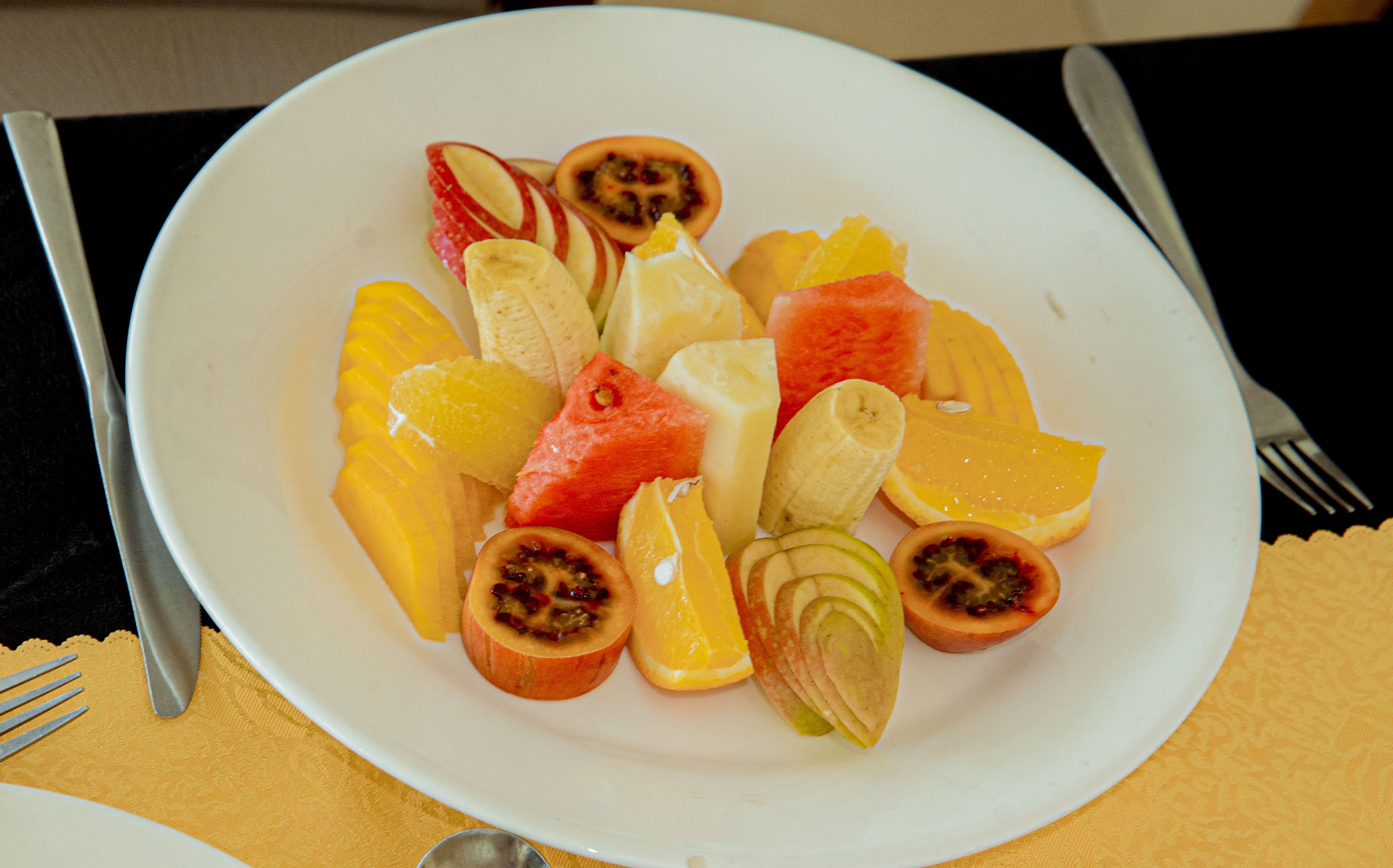 Elegantly plated seafood dish